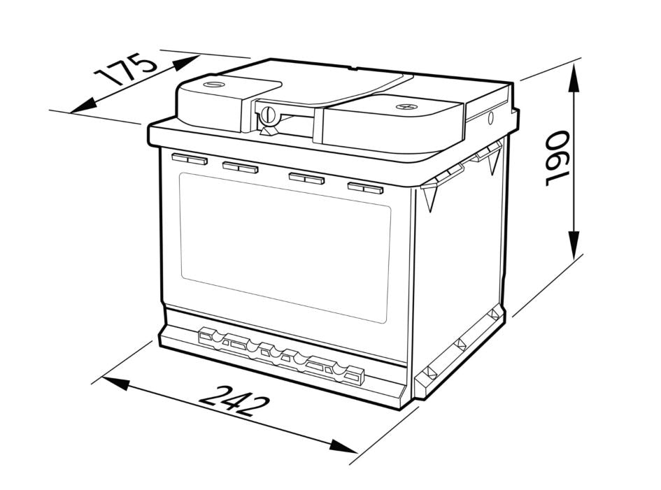 NEUWERTIGE AGM Start/Stopp Batterie 60AH 660A. EXPRESSVERSAND INKLUSIVE (DE)