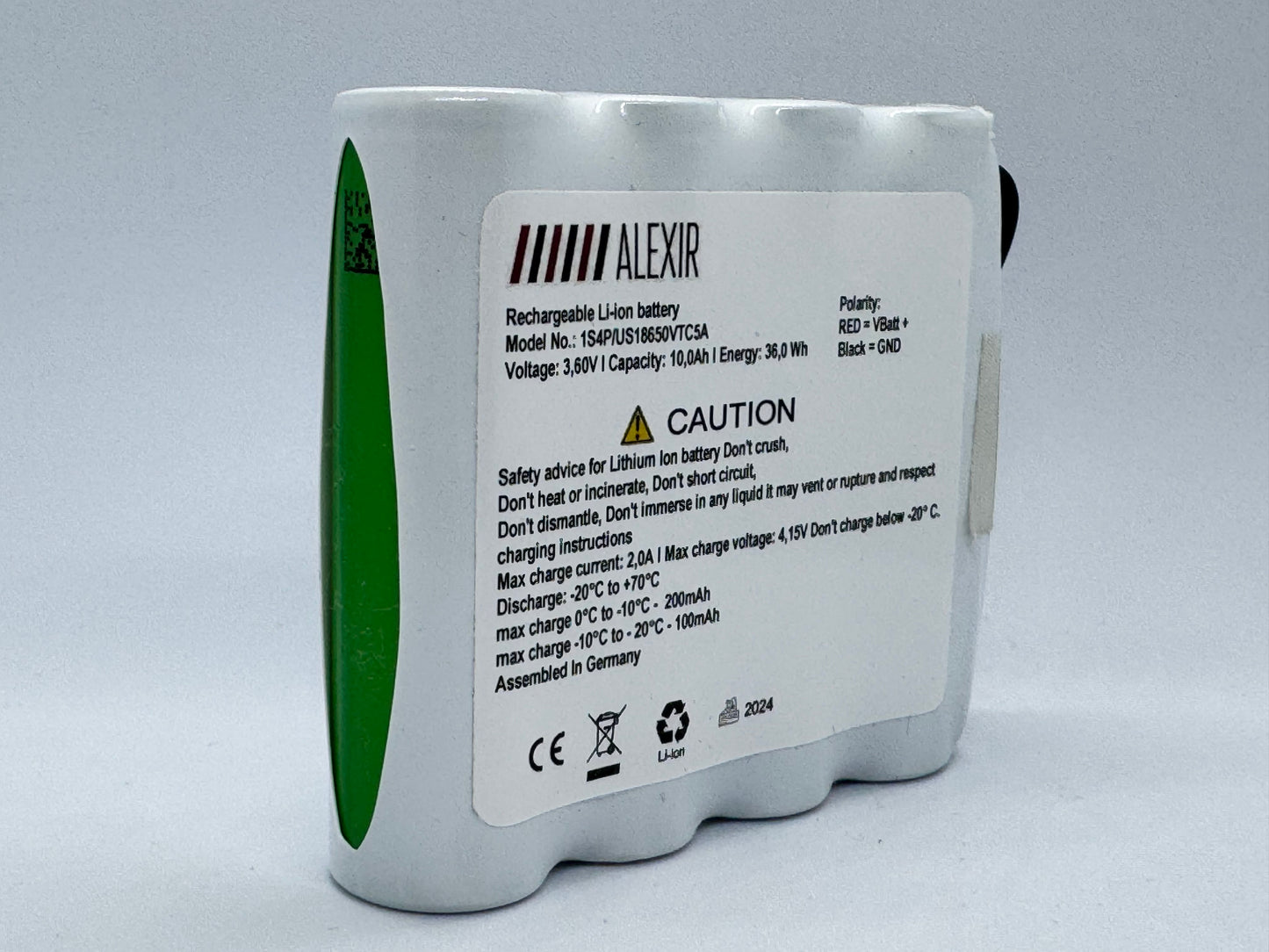 Li-Ion Akku / 1S4P / 3.6V-3.7V / 10Ah / 10000mAh, 4-Zellen SONY MURATA / Universell